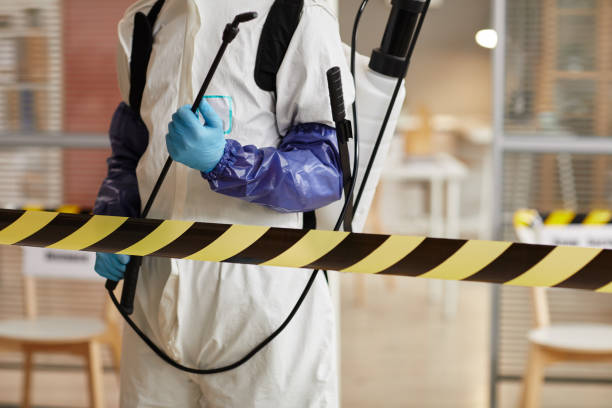 Professional Biohazard Cleanup technician working in Flourtown, PA